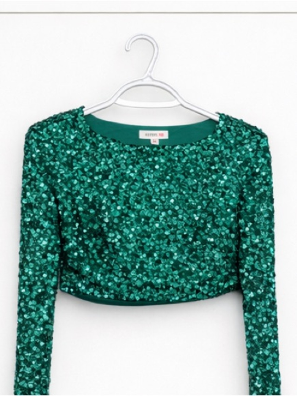 Better Be Emerald Green Sequin Top